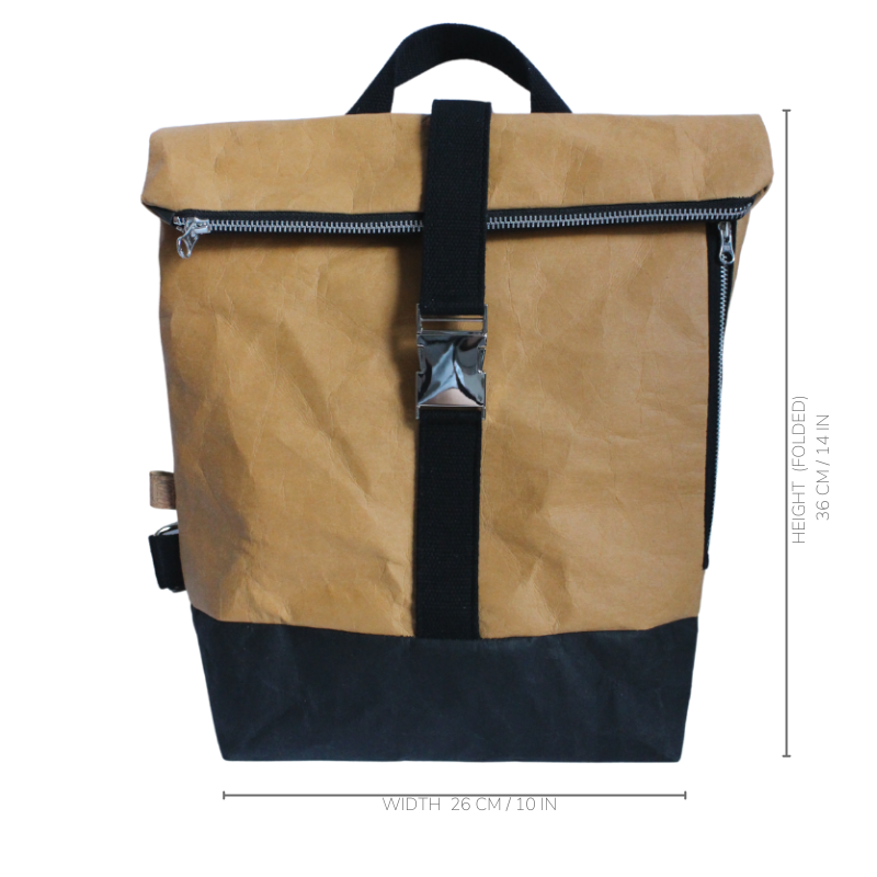 Aspen Backpack | Tan & Black - Image 4