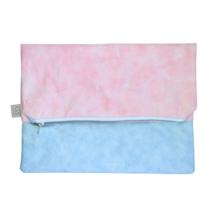 Elm Clutch | Pastel Pink & Powder Blue